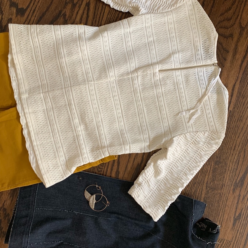 Rag and Bone Ivory Knit Top Small (fits like XS) - Picture 4 of 7